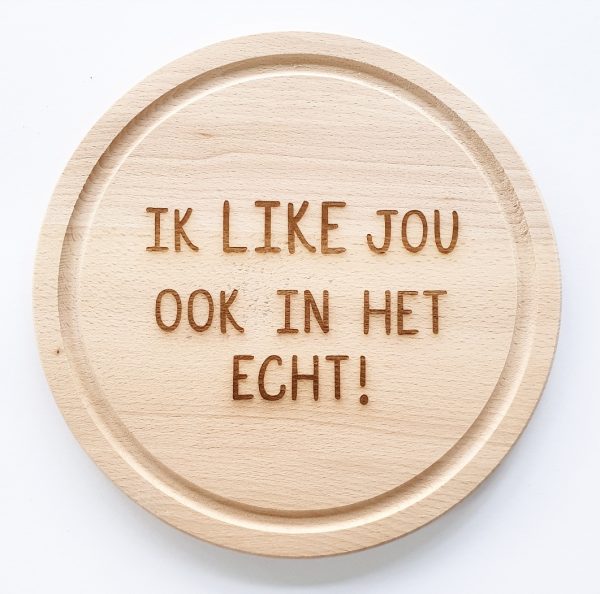 Borrelplank 00 vierkant - eigen naam, tekst of logo - Afbeelding 4