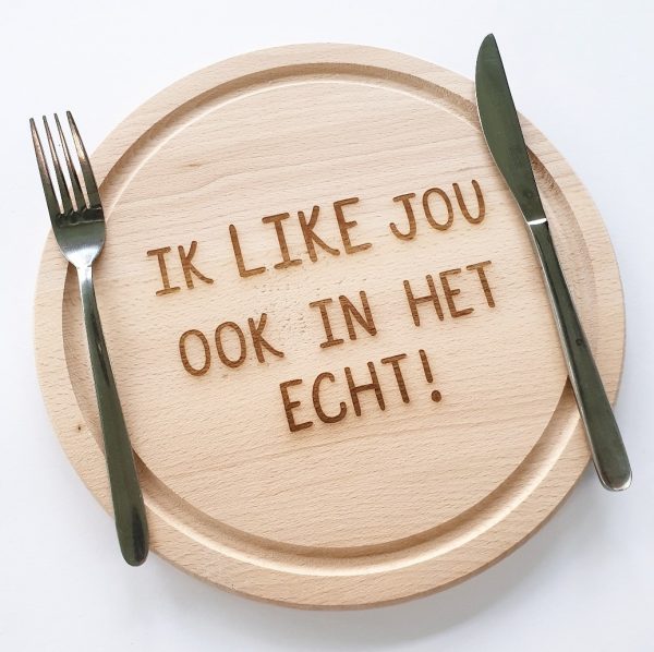 Borrelplank 00 vierkant - eigen naam, tekst of logo - Afbeelding 3