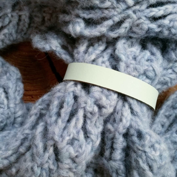 Sjaallabel pastel mint