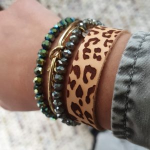 Armbandje PANTER print