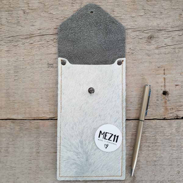 60 Etui grijs - vacht - Afbeelding 2