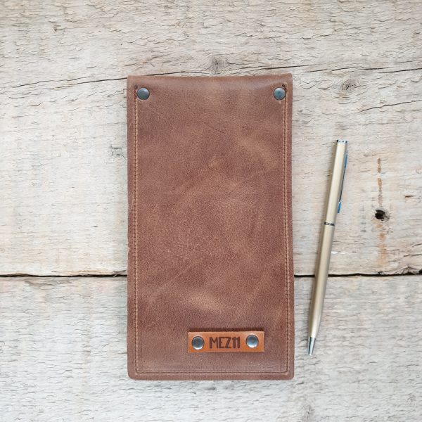 61 Etui cognac - vacht - Afbeelding 3