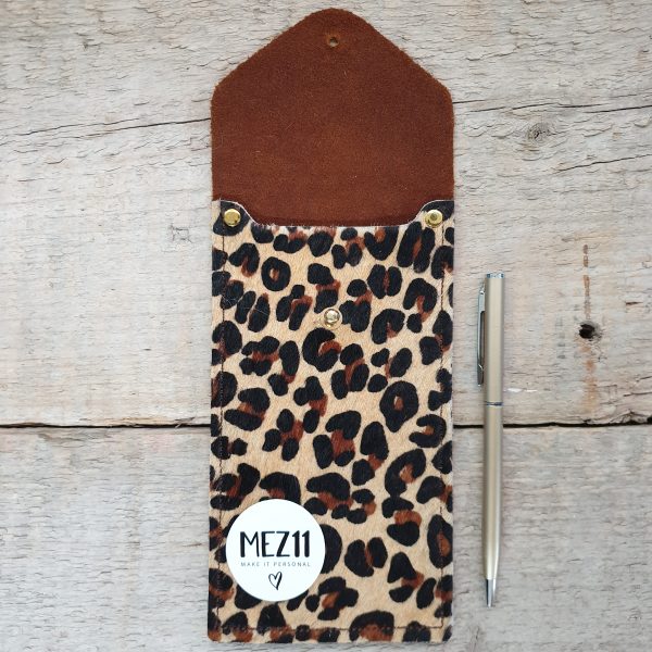 62 Etui cognac - vacht - Afbeelding 2
