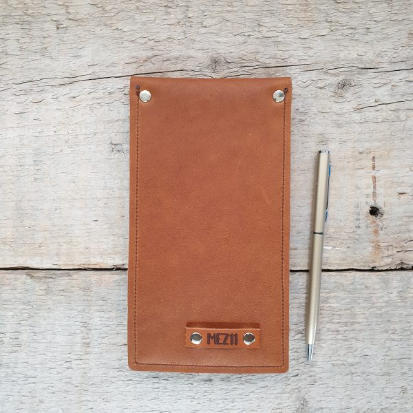 32 Etui cognac - vacht - Afbeelding 3