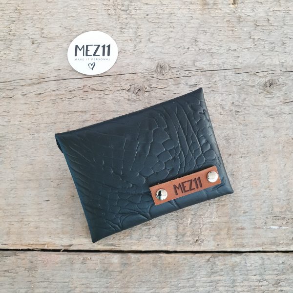 Mini Bag 18 'croco zwart' - Afbeelding 2