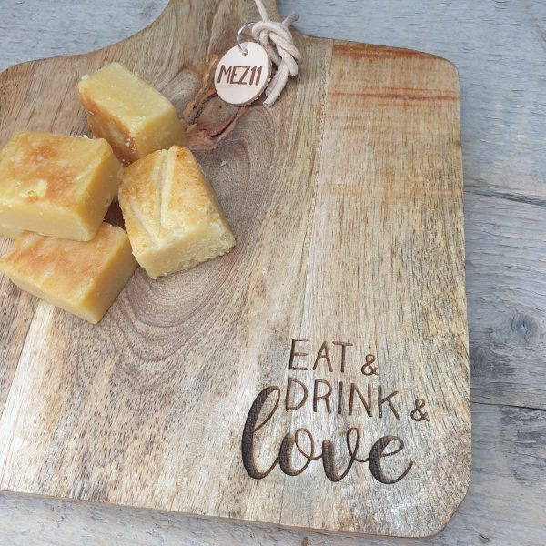 Borrelplank 01 Eat Drink Love - Afbeelding 2
