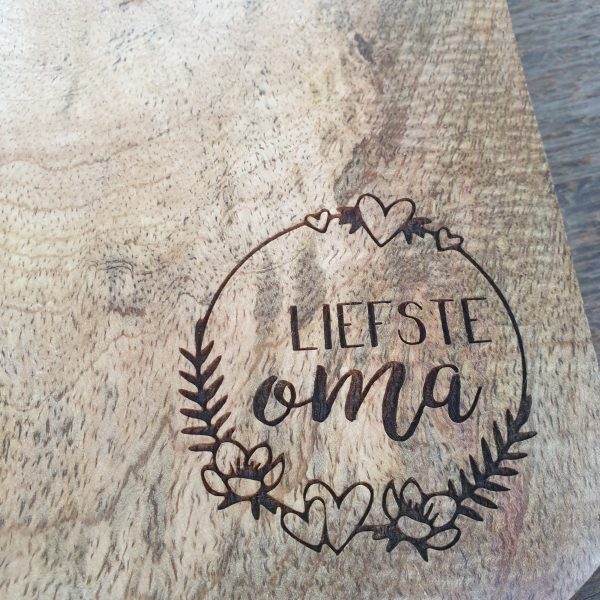 Borrelplank 10 Liefste oma - Afbeelding 3