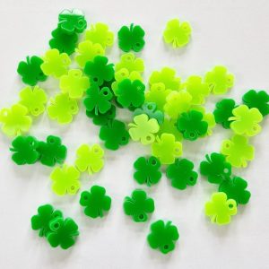 Acrylaat pakket 15 - mix groen - 15 stuks Klavertje4