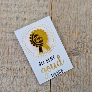 Pins Medaille liefste mama