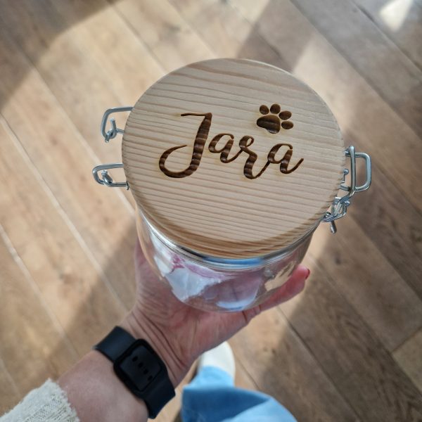 Weckpot met houten deksel - Afbeelding 4